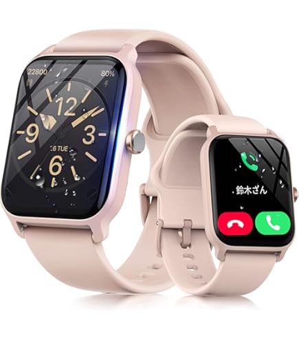 Amazon | スマートウォッチ 通話機能 Bluetooth5.3 人気 レディース